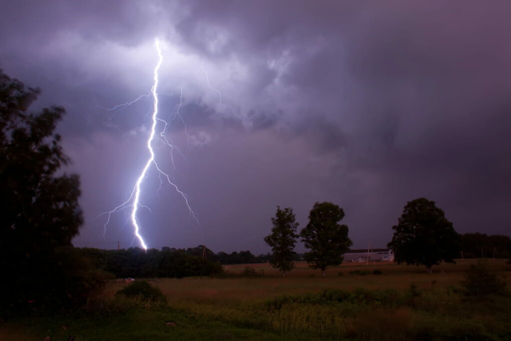 a thunderstorm